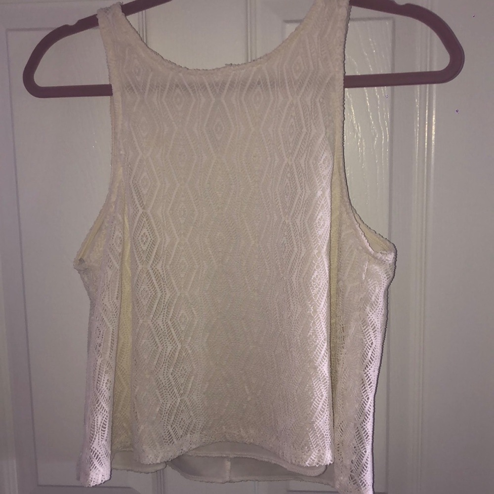 White Tank Top Blouse